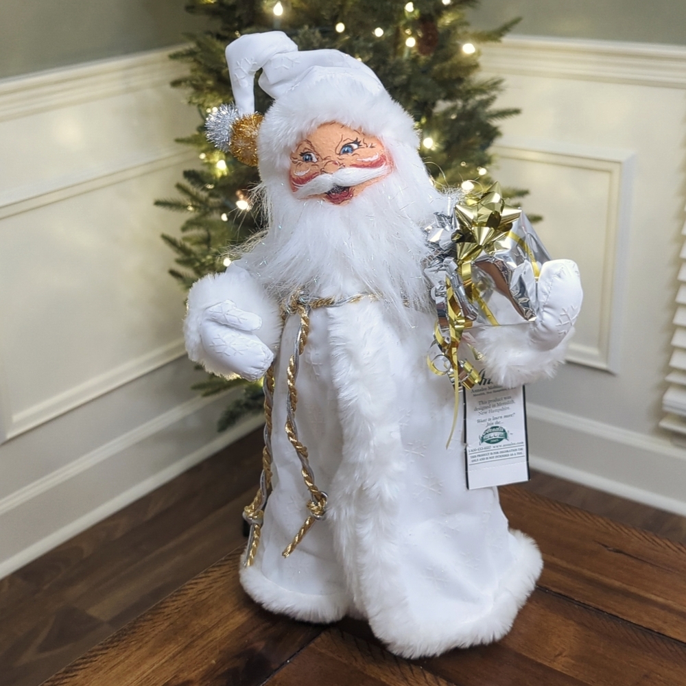 Annalee 2005 15" Frosted Santa Figure 580105